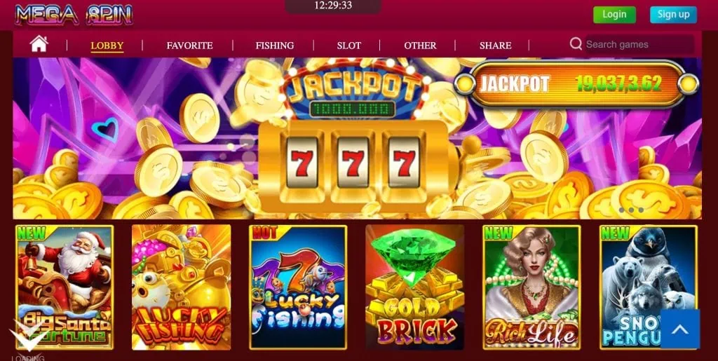 mega spin 777